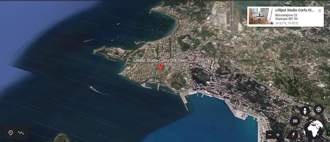 Lilliput Studio Corfu Old Town Eksteriør bilde